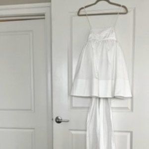 Aje Cantina Mini Bow Back Dress